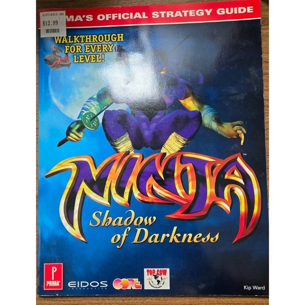 Ninja Shadow Of Darkness Prima Official Strategy Guide PlayStation 1